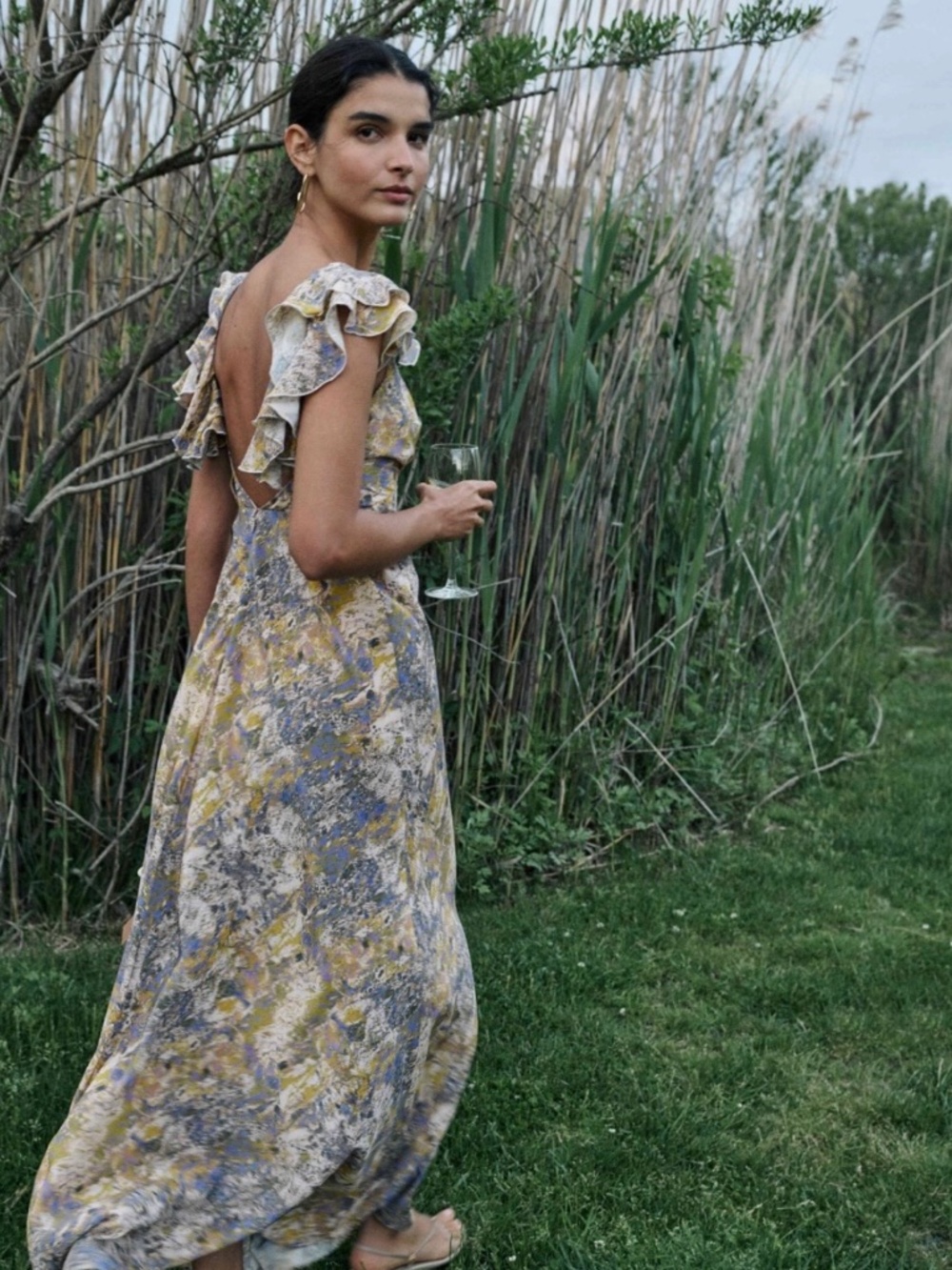 NWT! BANANA REPUBLIC 100% SILK MAXI DRESS